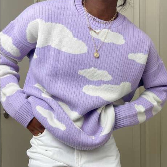 Lavender cloud sweater Clearance